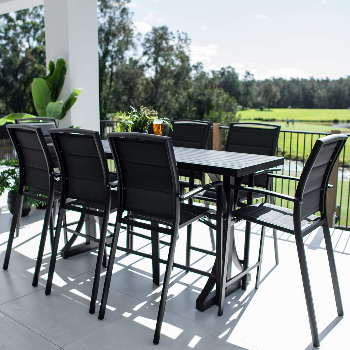 best-outdoor-furniture-Shelby Bergen - 9pce (200x65) - Outdoor Bar Set #color_BLACK