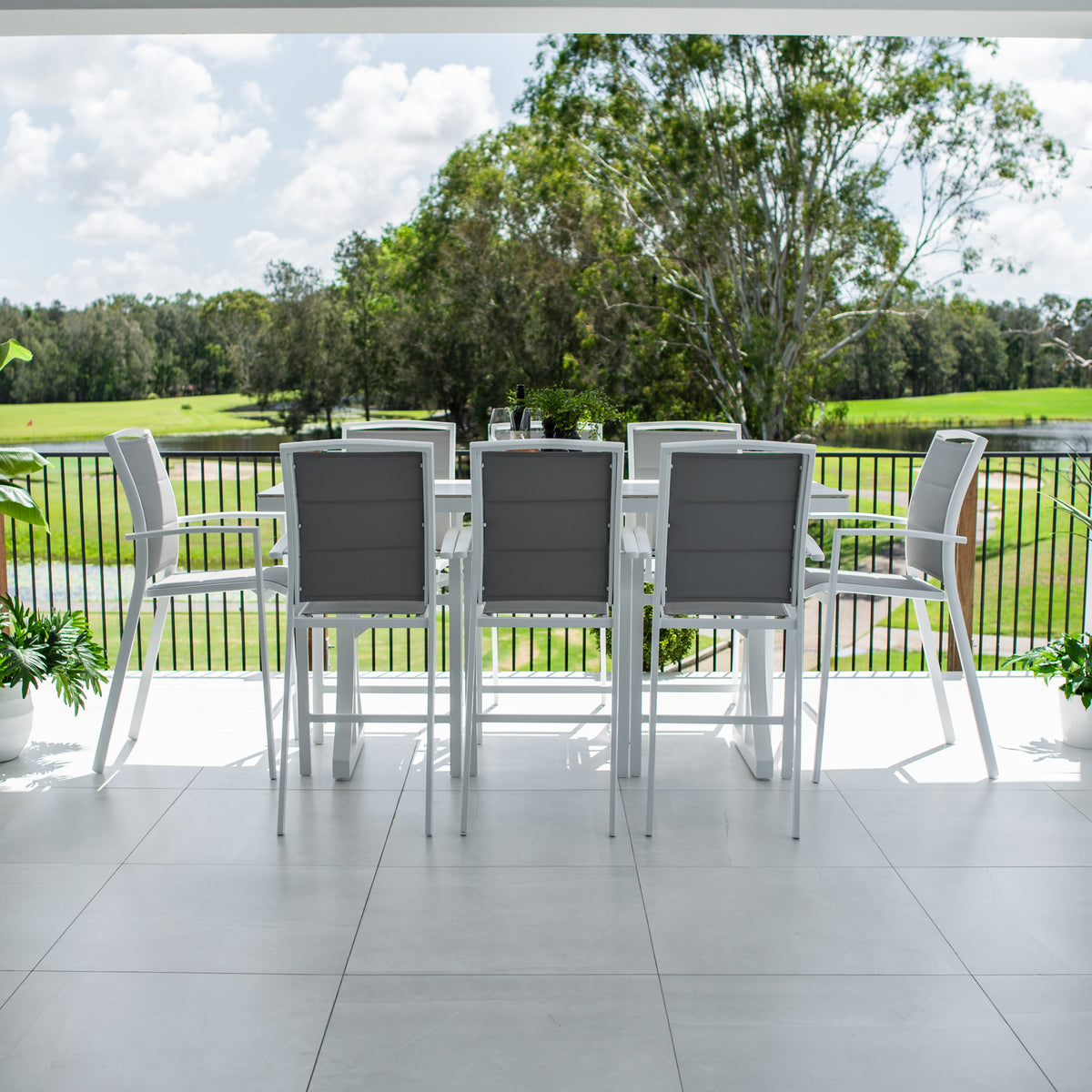 best-outdoor-furniture-Shelby Bergen - 9pce (200x65) - Outdoor Bar Set #color_WHITE