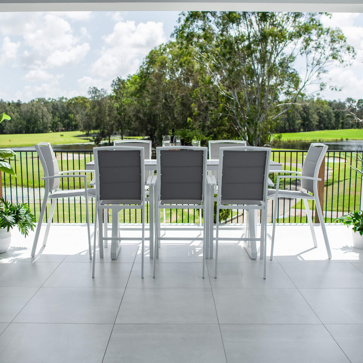 best-outdoor-furniture-Shelby Bergen - 9pce (200x65) - Outdoor Bar Set #color_WHITE