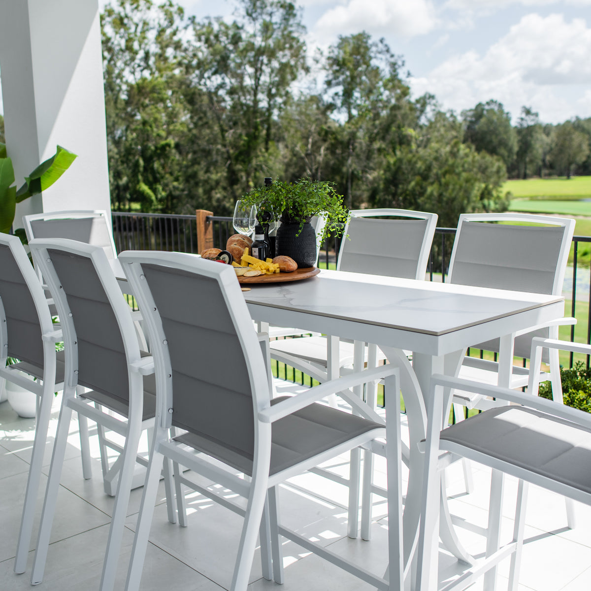 best-outdoor-furniture-Shelby Bergen - 9pce (200x65) - Outdoor Bar Set #color_WHITE