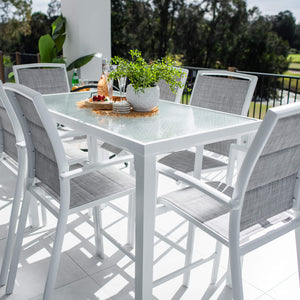best-outdoor-furniture-Shelby Hudson - 7pce (150x80) - Outdoor Bar Set #color_WHITE