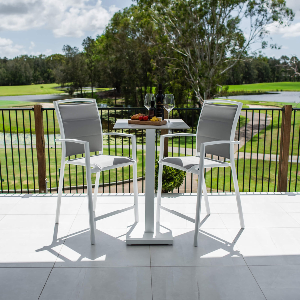 best-outdoor-furniture-Shelby Lennox - 3pce (60x60) - Outdoor Bar Set #color_WHITE