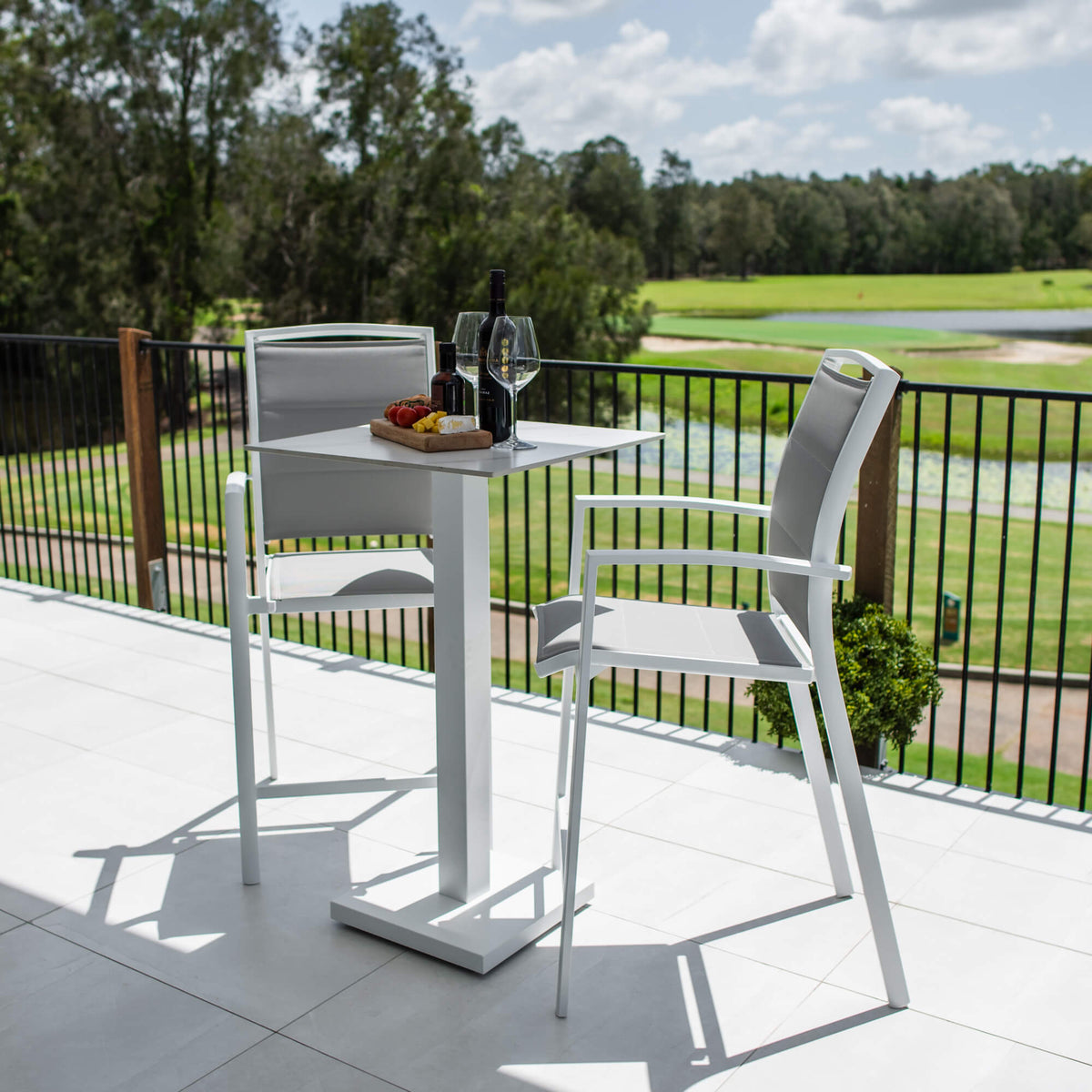 best-outdoor-furniture-Shelby Lennox - 3pce (60x60) - Outdoor Bar Set #color_WHITE