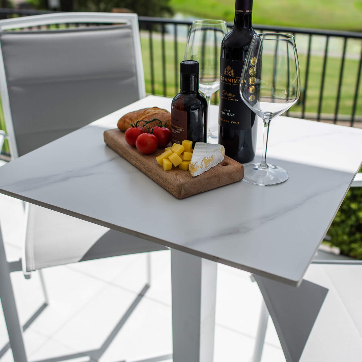 best-outdoor-furniture-Shelby Lennox - 3pce (60x60) - Outdoor Bar Set #color_WHITE