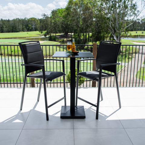 Shelby Lennox - 3pce (60x60) - Outdoor Bar Set