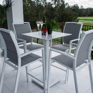 best-outdoor-furniture-Shelby Lennox - 5pce (70x70) - Outdoor Bar Set #color_WHITE