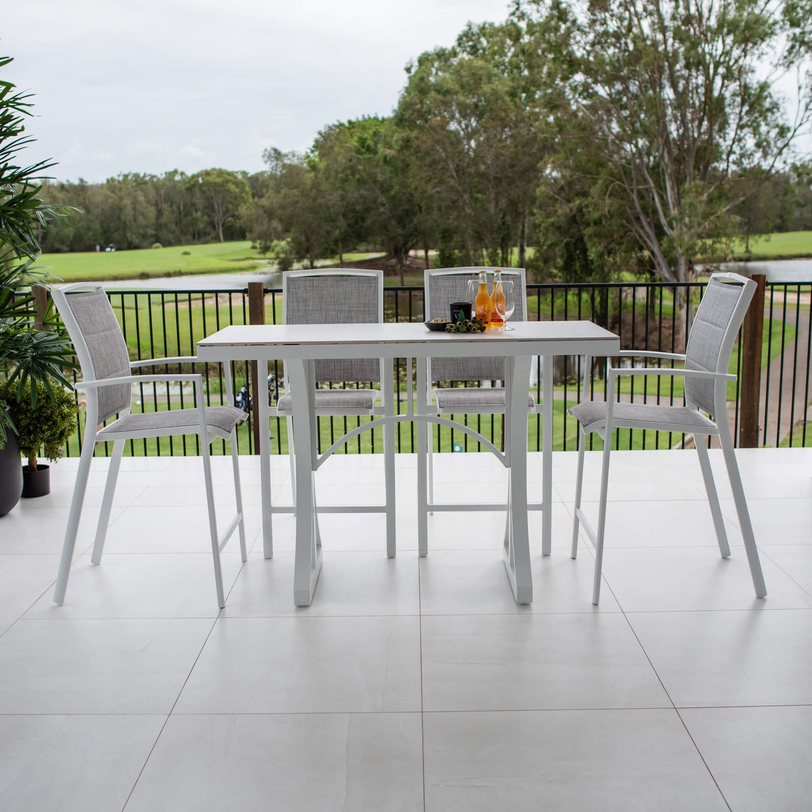 best-outdoor-furniture-Shelby Malibu - 5pce (150x65) - Outdoor Bar Set #color_WHITE