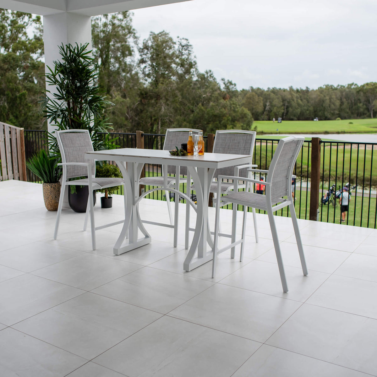 best-outdoor-furniture-Shelby Malibu - 5pce (150x65) - Outdoor Bar Set #color_WHITE