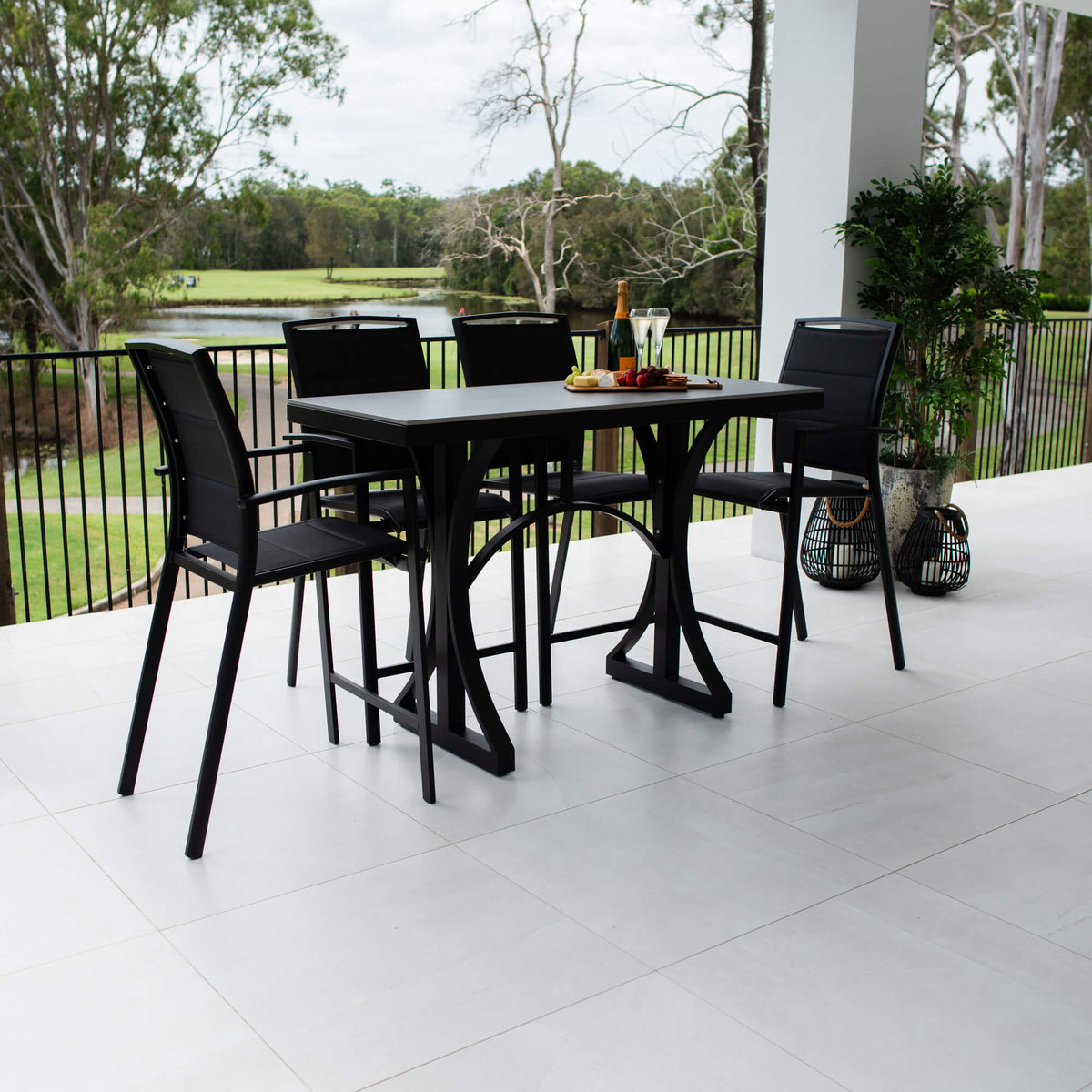 best-outdoor-furniture-Shelby Malibu - 5pce (150x65) - Outdoor Bar Set #color_BLACK