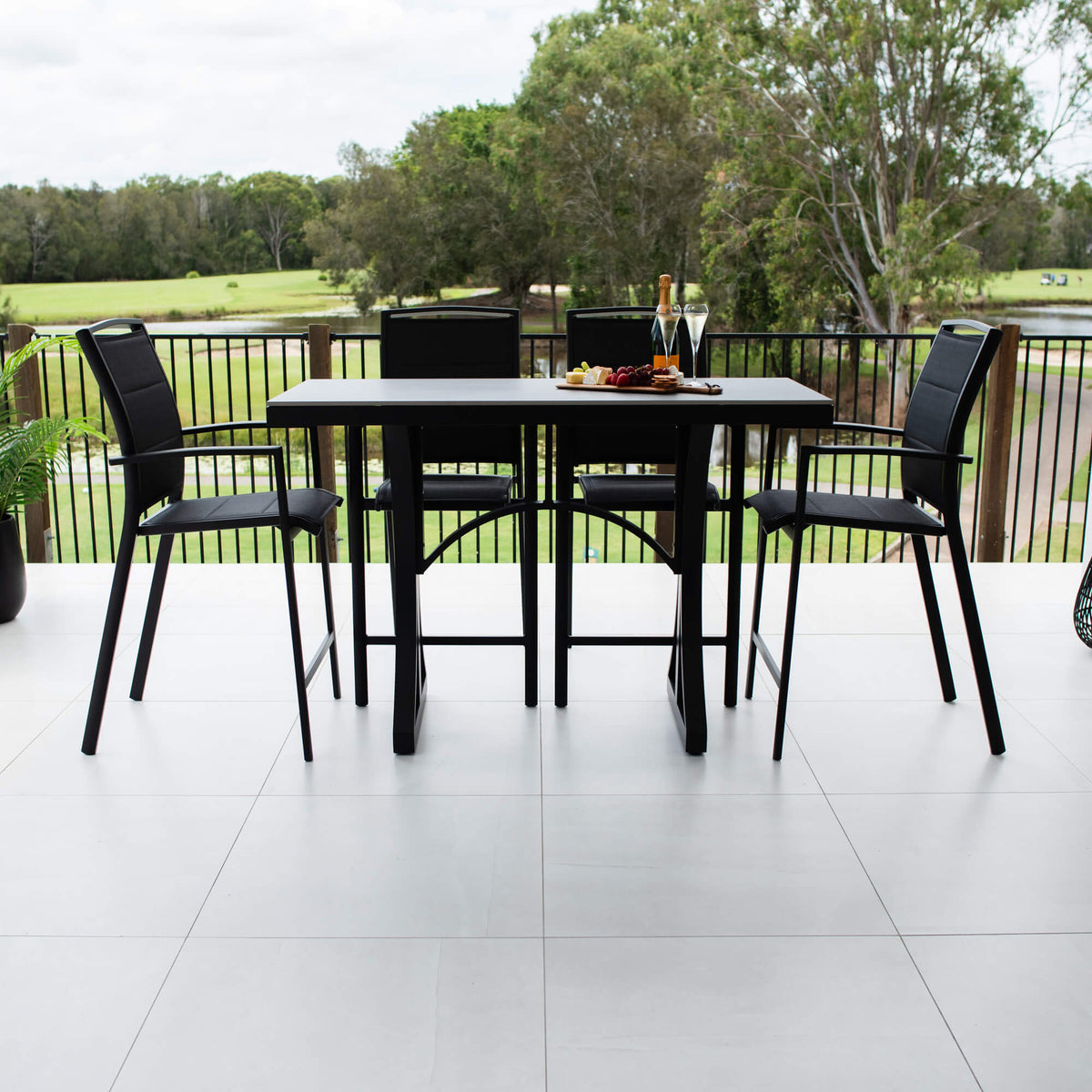 Shelby Malibu - 5pce (150x65) - Outdoor Bar Set