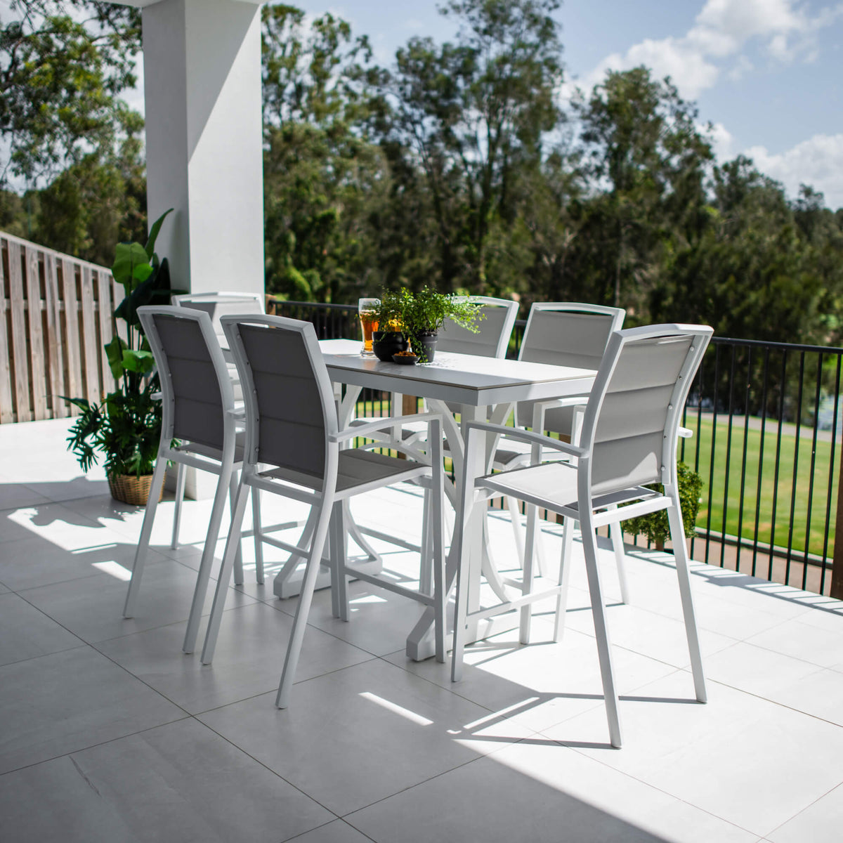 best-outdoor-furniture-Shelby Malibu - 7pce (150x65) - Outdoor Bar Set #color_WHITE