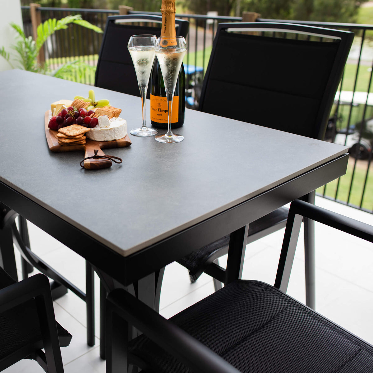 best-outdoor-furniture-Shelby Malibu - 7pce (150x65) - Outdoor Bar Set #color_BLACK