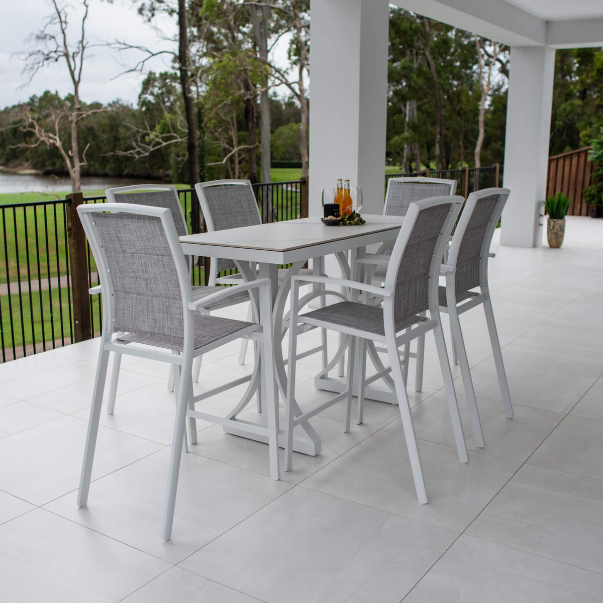 best-outdoor-furniture-Shelby Malibu - 7pce (150x65) - Outdoor Bar Set #color_BLACK