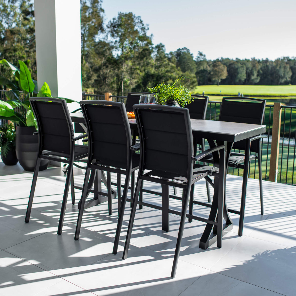 best-outdoor-furniture-Shelby Malibu - 7pce (200x65) - Outdoor Bar Set #color_BLACK-STONE