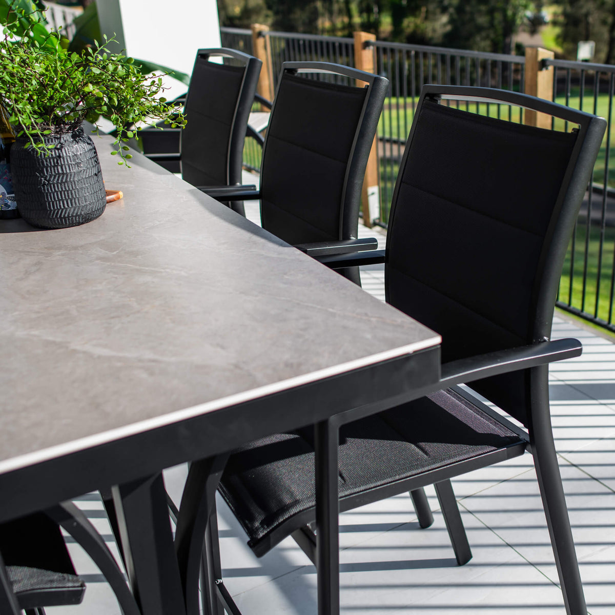 best-outdoor-furniture-Shelby Malibu - 7pce (200x65) - Outdoor Bar Set #color_BLACK-STONE