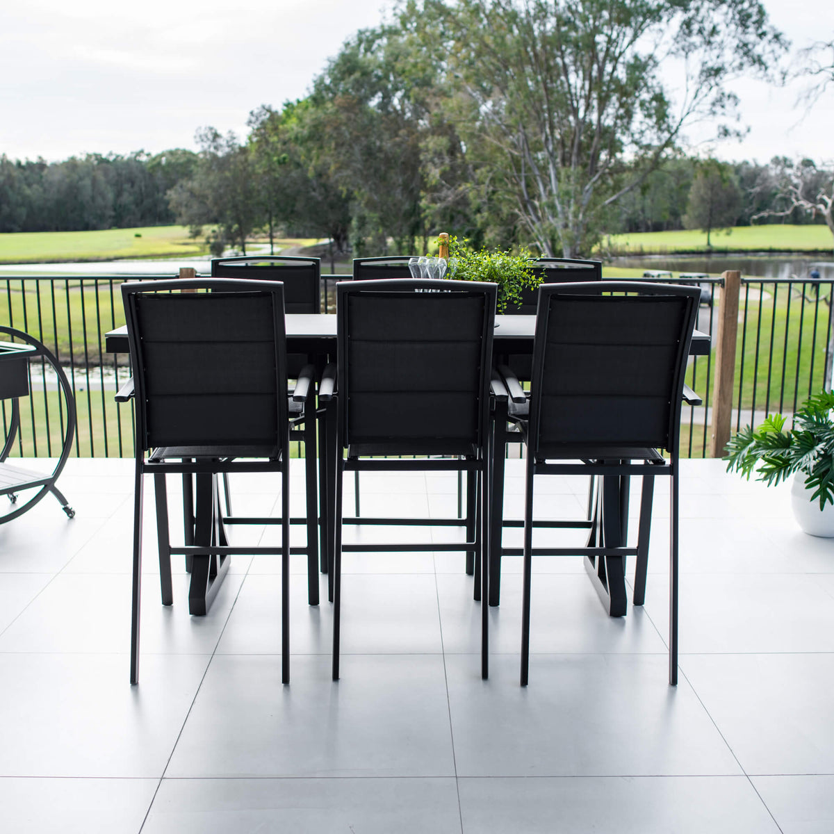 Shelby Malibu - 7pce (200x65) - Outdoor Bar Set