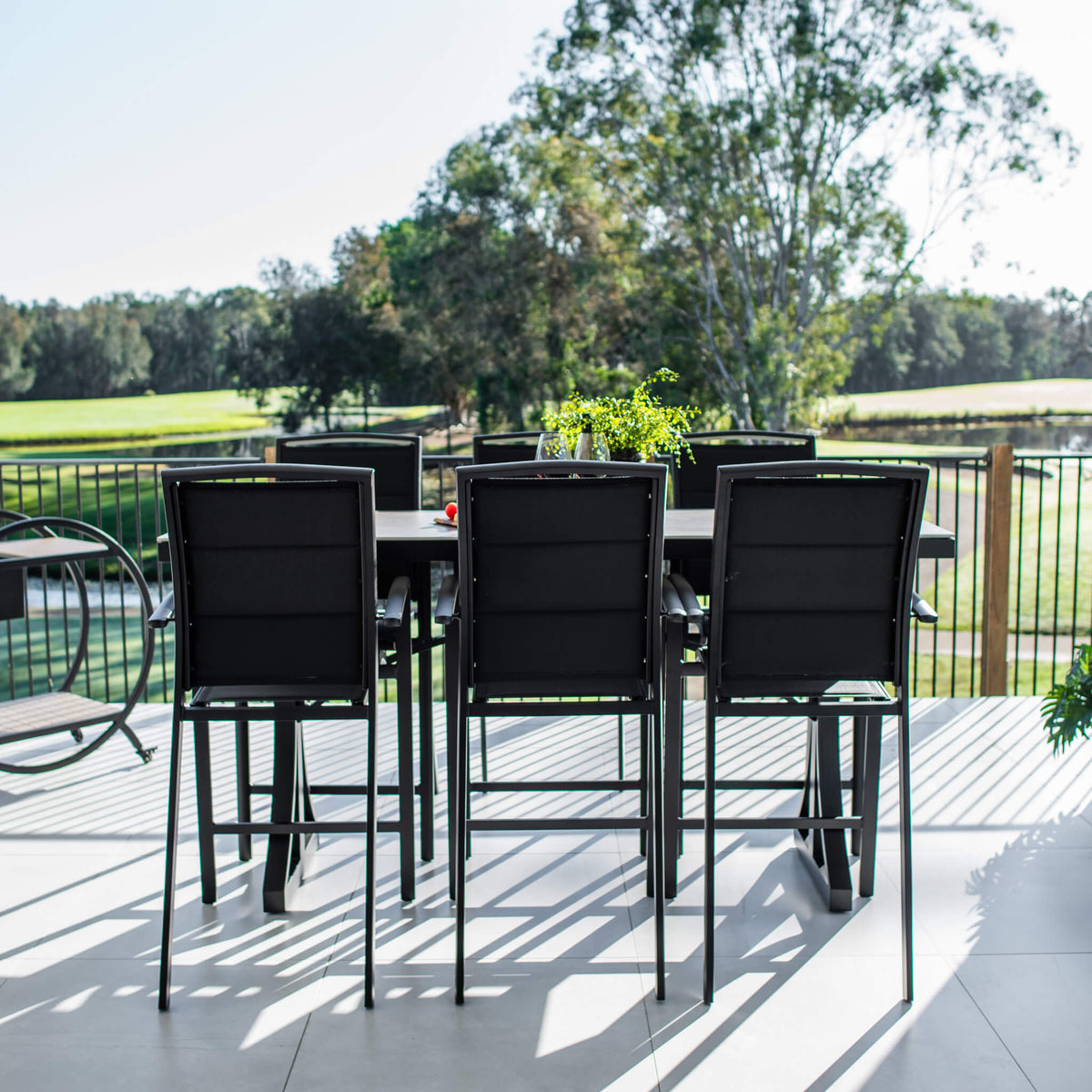 best-outdoor-furniture-Shelby Malibu - 7pce (200x65) - Outdoor Bar Set #color_BLACK-STONE