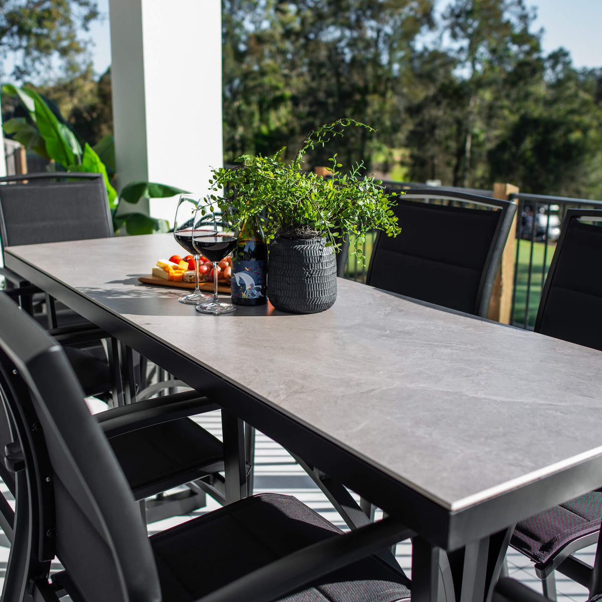 best-outdoor-furniture-Shelby Malibu - 9pce (200x65) - Outdoor Bar Set #color_BLACK-STONE