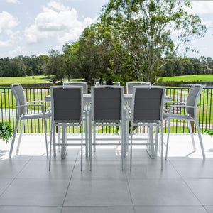 best-outdoor-furniture-Shelby Malibu - 9pce (200x65) - Outdoor Bar Set #color_WHITE