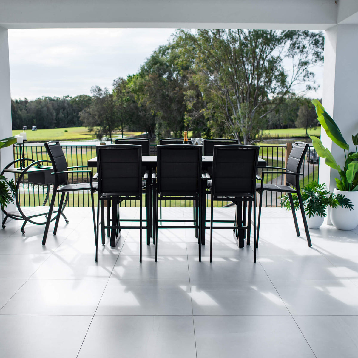 best-outdoor-furniture-Shelby Malibu - 9pce (200x65) - Outdoor Bar Set #color_BLACK