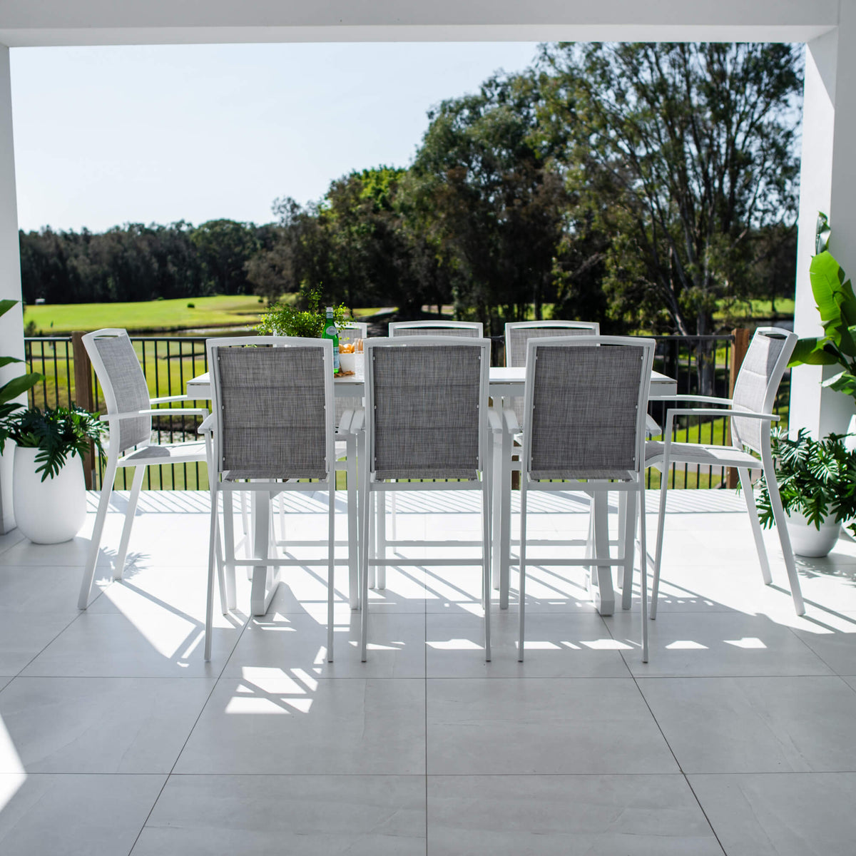 best-outdoor-furniture-Shelby Malibu - 9pce (200x65) - Outdoor Bar Set #color_WHITE