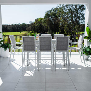 best-outdoor-furniture-Shelby Malibu - 9pce (200x65) - Outdoor Bar Set #color_WHITE