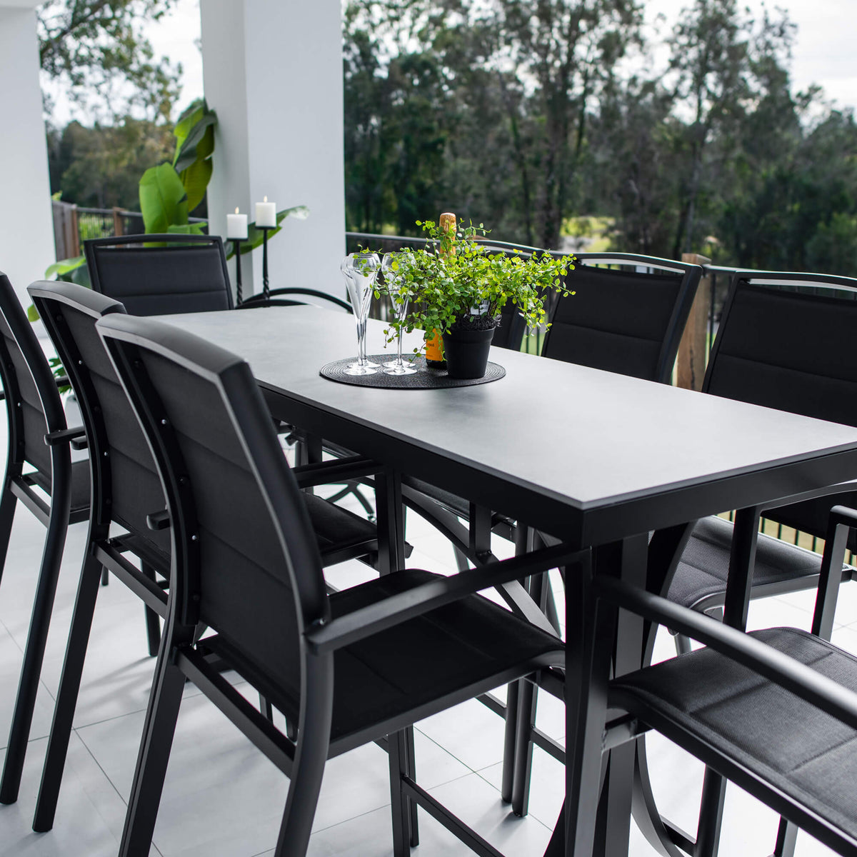 best-outdoor-furniture-Shelby Malibu - 9pce (200x65) - Outdoor Bar Set #color_BLACK