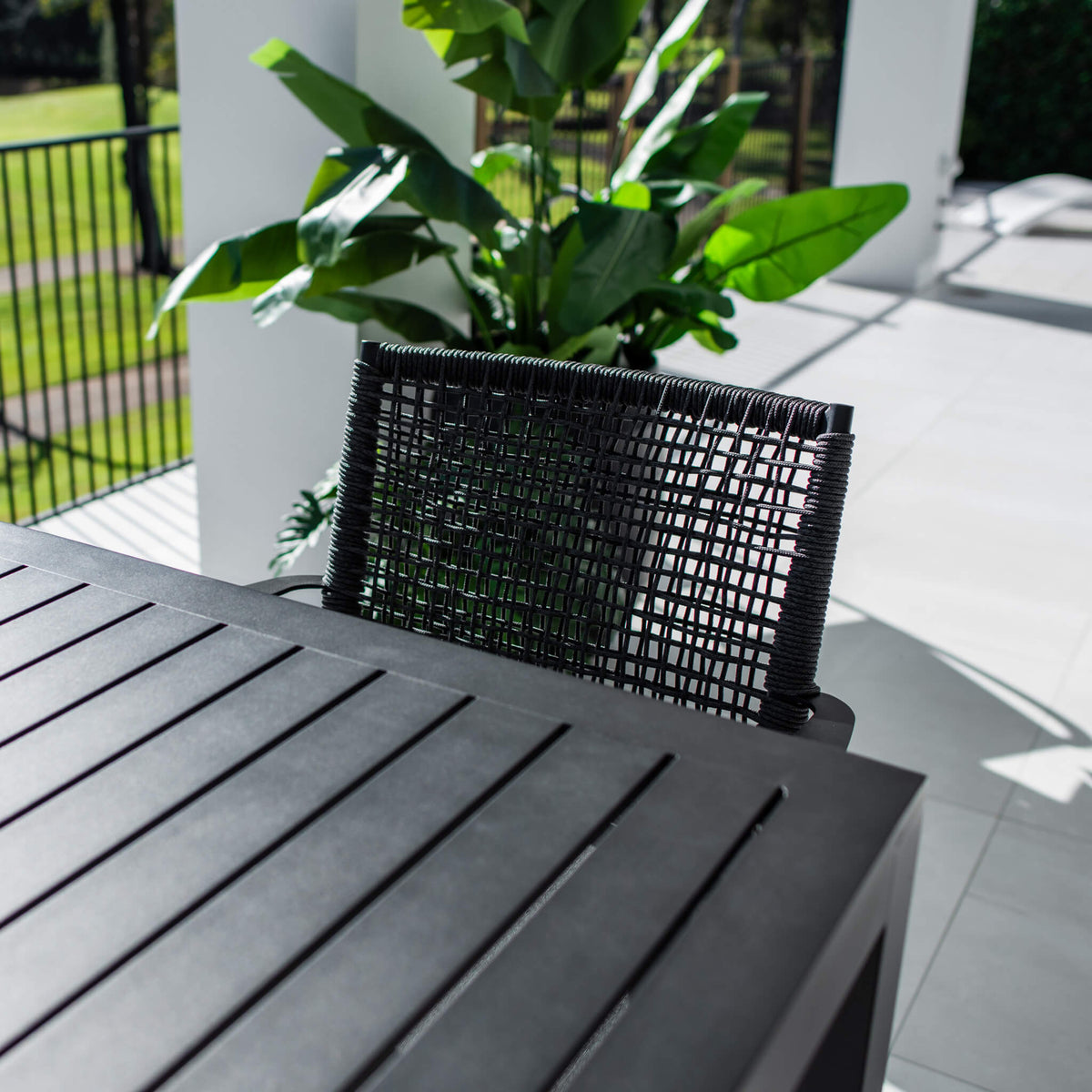 Vienna Rope Aria - 5pce (150x80) - Outdoor Bar Set