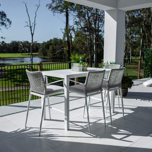 best-outdoor-furniture-Vienna Rope Aria - 5pce (150x80) - Outdoor Bar Set #COLOR_WHITE