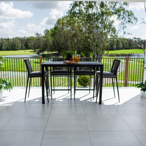 best-outdoor-furniture-Vienna Rope Aria - 5pce (150x80) - Outdoor Bar Set #color_BLACK
