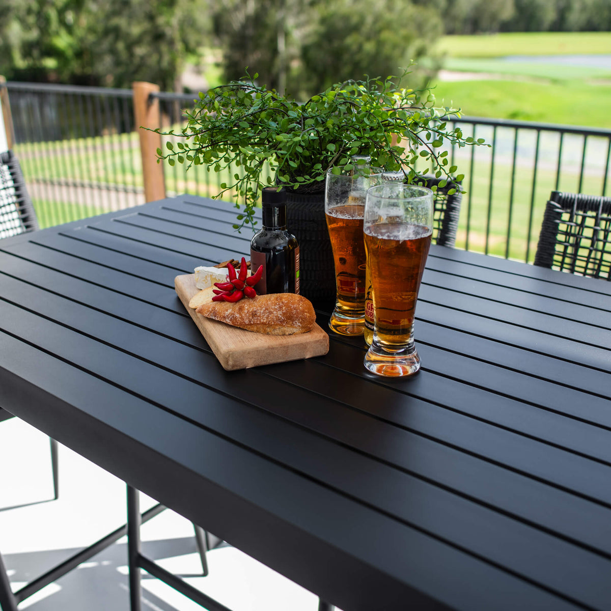 best-outdoor-furniture-Vienna Rope Aria - 5pce (150x80) - Outdoor Bar Set #color_BLACK