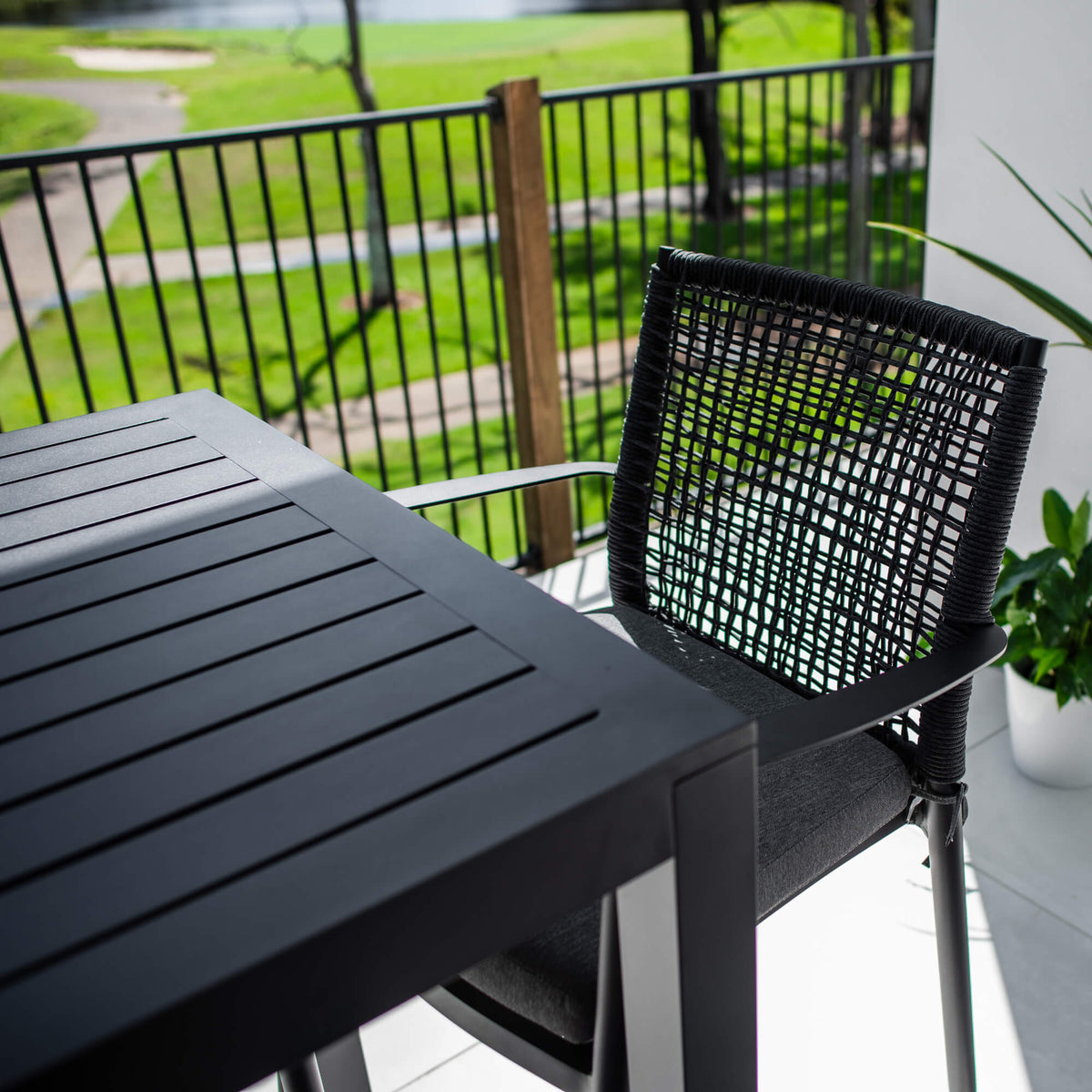 best-outdoor-furniture-Vienna Rope Aria - 5pce (150x80) - Outdoor Bar Set #color_BLACK