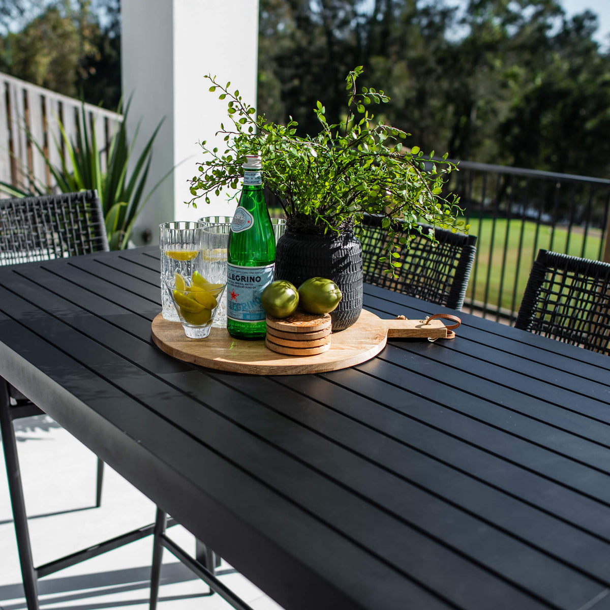 Vienna Rope Aria - 5pce (150x80) - Outdoor Bar Set