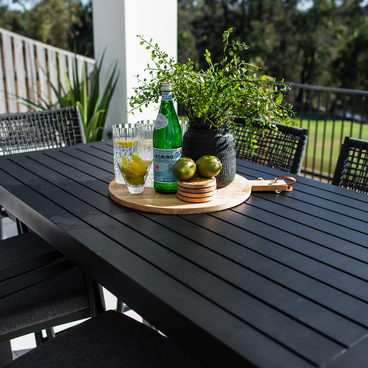 Vienna Rope Aria - 7pce (150x80) - Outdoor Bar Set