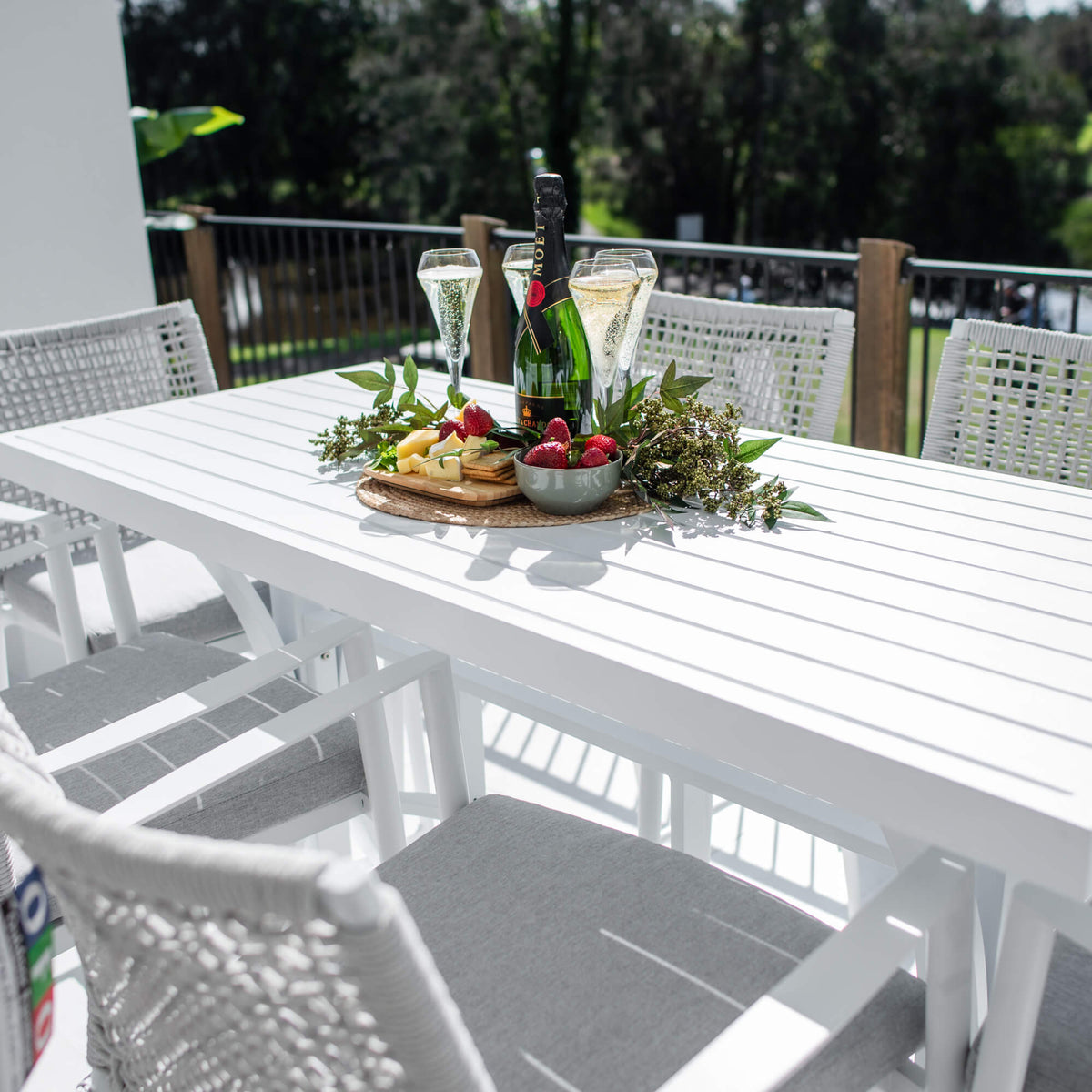 best-outdoor-furniture-Vienna Rope Bergen - 7pce (150x65) - Outdoor Bar Set #color_WHITE