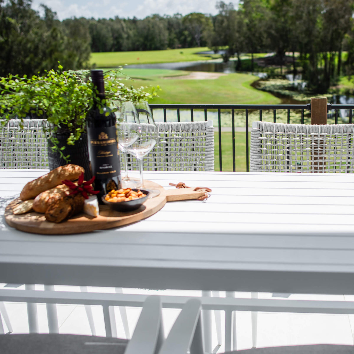 best-outdoor-furniture-Vienna Rope Bergen - 7pce (200x65) - Outdoor Bar Set #color_WHITE