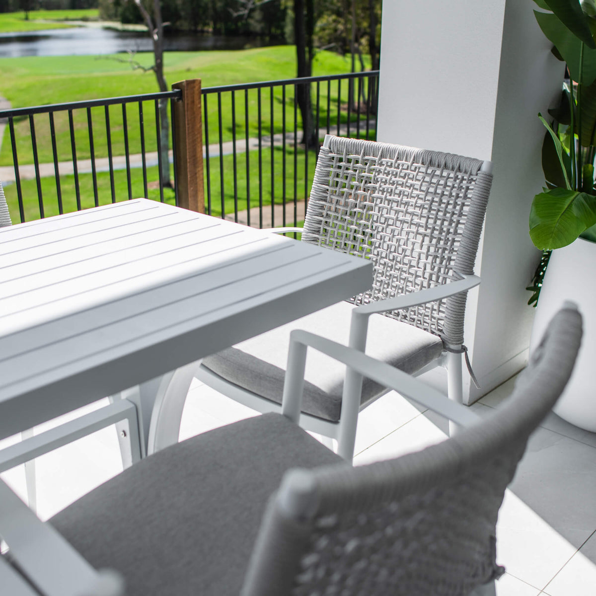 best-outdoor-furniture-Vienna Rope Bergen - 9pce (200x65) - Outdoor Bar Set #color_WHITE