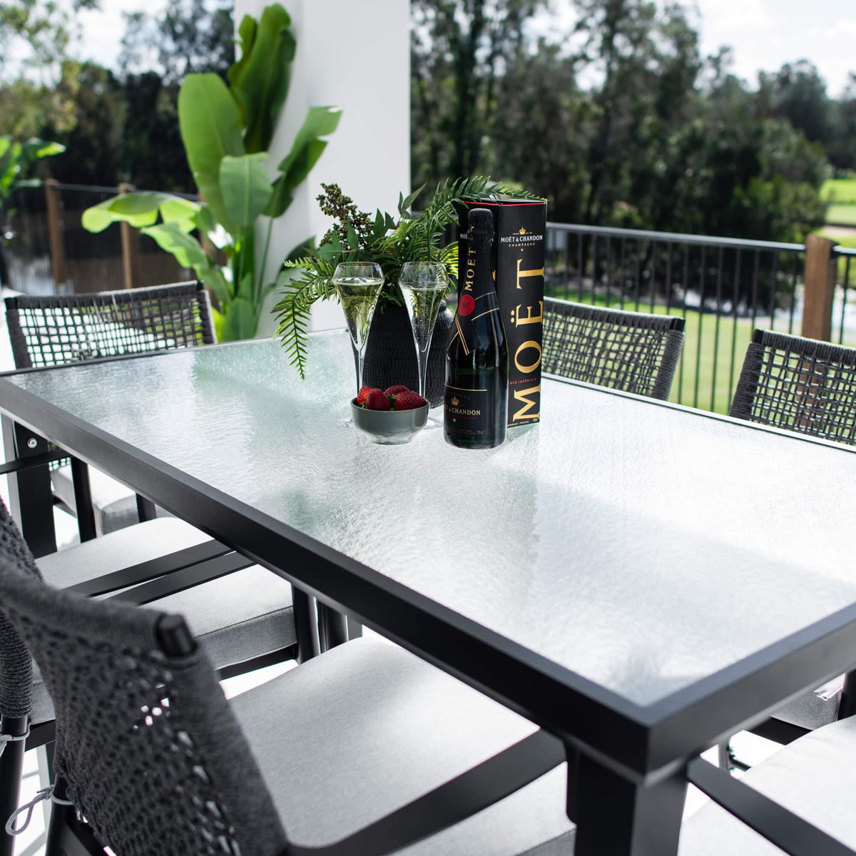 best-outdoor-furniture-Vienna Rope Hudson - 7pce (150x80) - Outdoor Bar Set #COLOR_BLACK