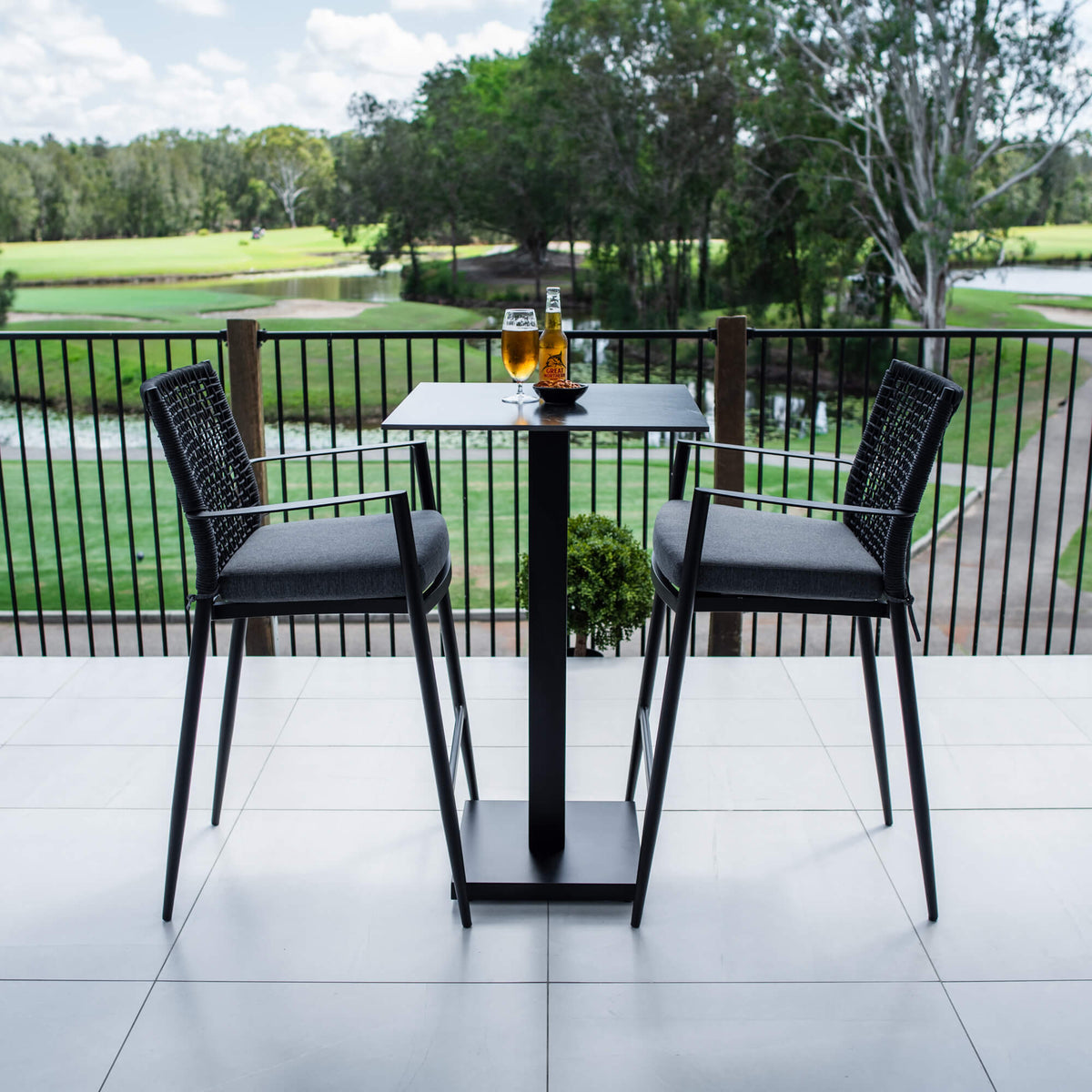 best-outdoor-furniture-Vienna Rope Lennox - 3pce (60x60) - Outdoor Bar Set #color_BLACK