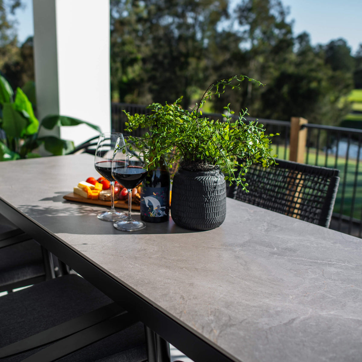 best-outdoor-furniture-Vienna Rope Malibu - 7pce (200x65) - Outdoor Bar Set #color_BLACK-STONE