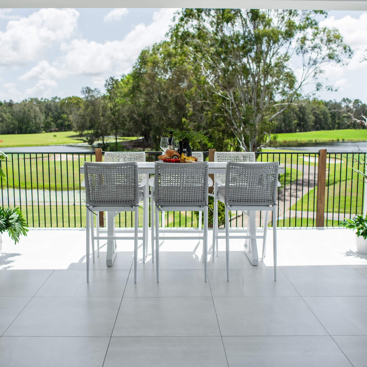 best-outdoor-furniture-Vienna Rope Malibu - 7pce (200x65) - Outdoor Bar Set #color_WHITE