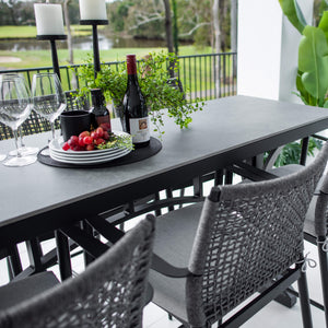 best-outdoor-furniture-Vienna Rope Malibu - 7pce (200x65) - Outdoor Bar Set #color_BLACK