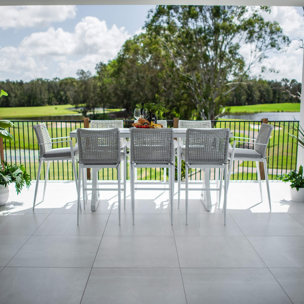 best-outdoor-furniture-Vienna Rope Malibu - 9pce (200x65) - Outdoor Bar Set #color_WHITE