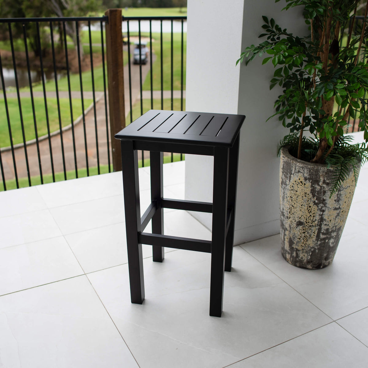 best-outdoor-furniture-Kirra - Outdoor Bar Stool #color_BLACK