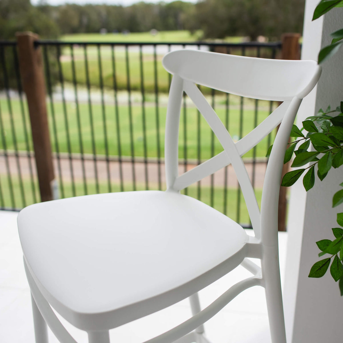 Portsea Cross 75 - Outdoor Bar Stool