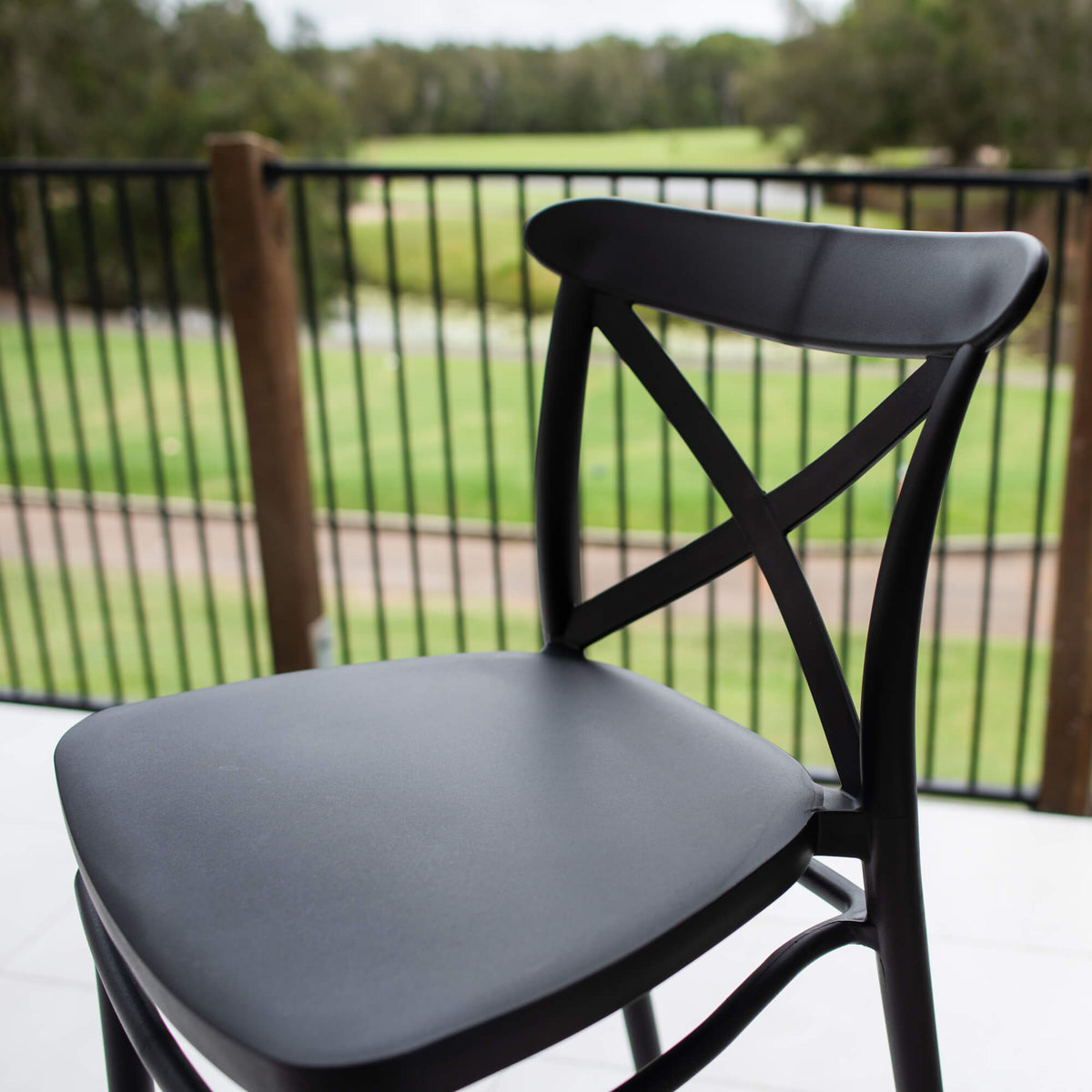 best-outdoor-furniture-Portsea Cross 75 - Outdoor Bar Stool #color_BLACK