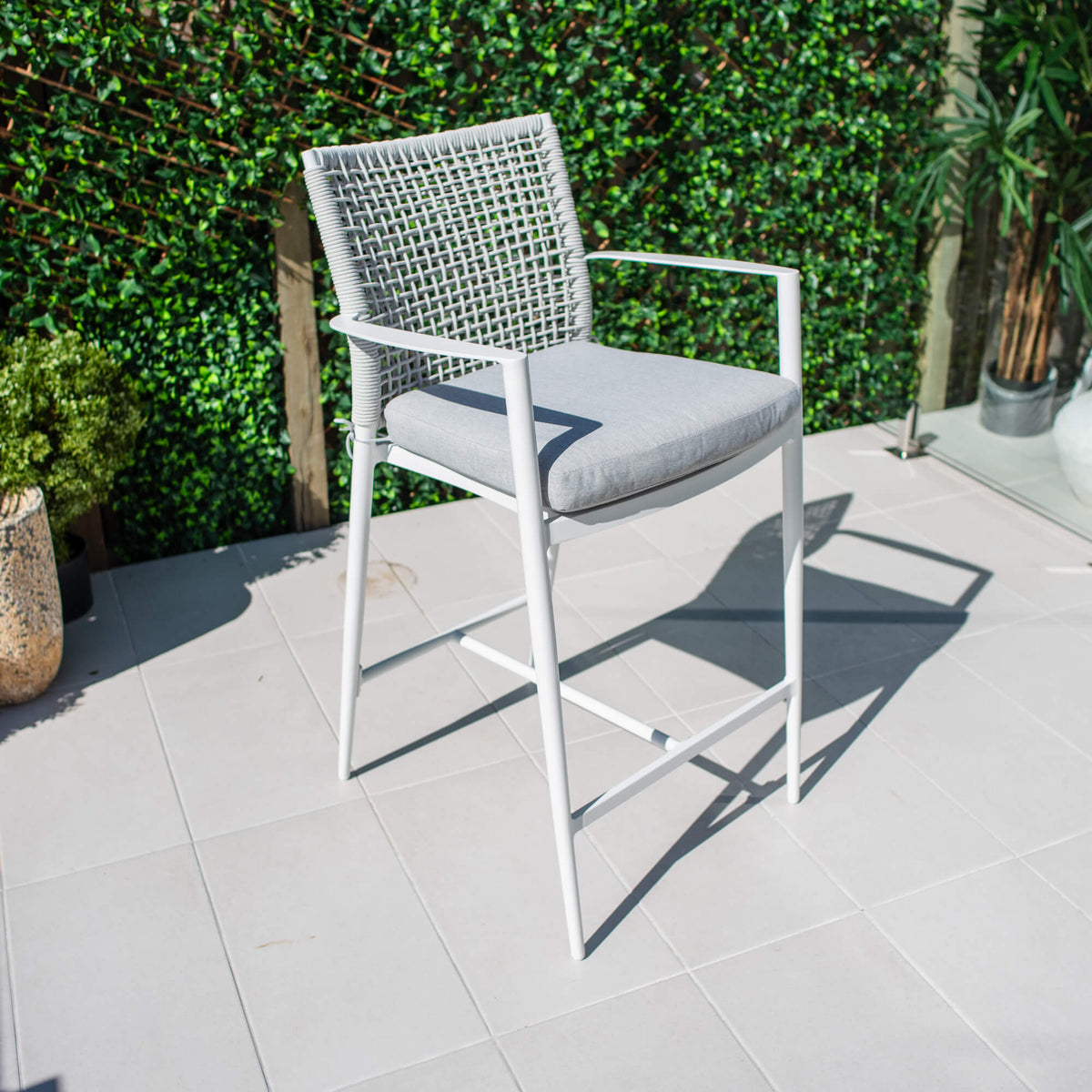 best-outdoor-furniture-Vienna Rope - Outdoor Bar Stool #color_WHITE