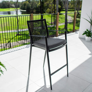 best-outdoor-furniture-Vienna Rope - Outdoor Bar Stool #color_BLACK