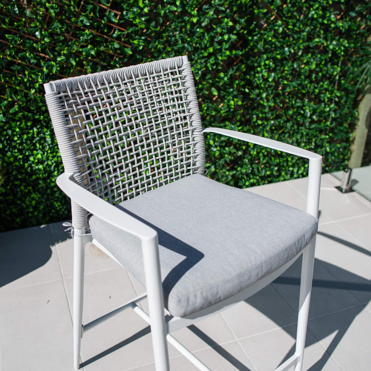 best-outdoor-furniture-Vienna Rope - Outdoor Bar Stool #color_WHITE