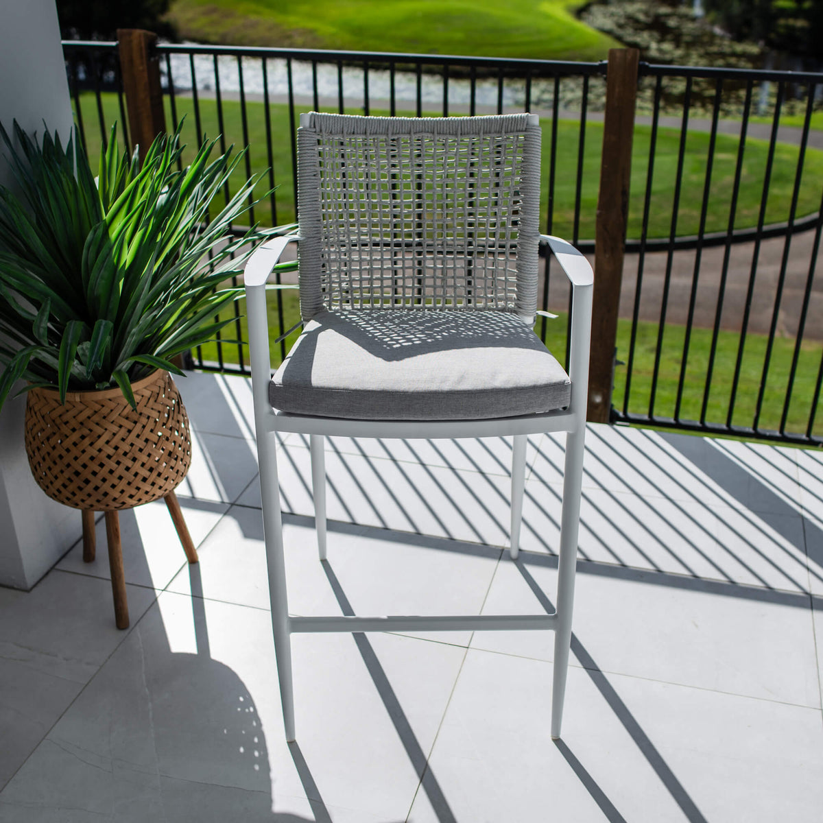 best-outdoor-furniture-Vienna Rope - Outdoor Bar Stool #color_WHITE
